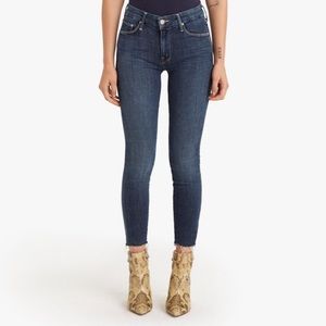 MOTHER Looker Ankle Fray Jeans- Never Worn